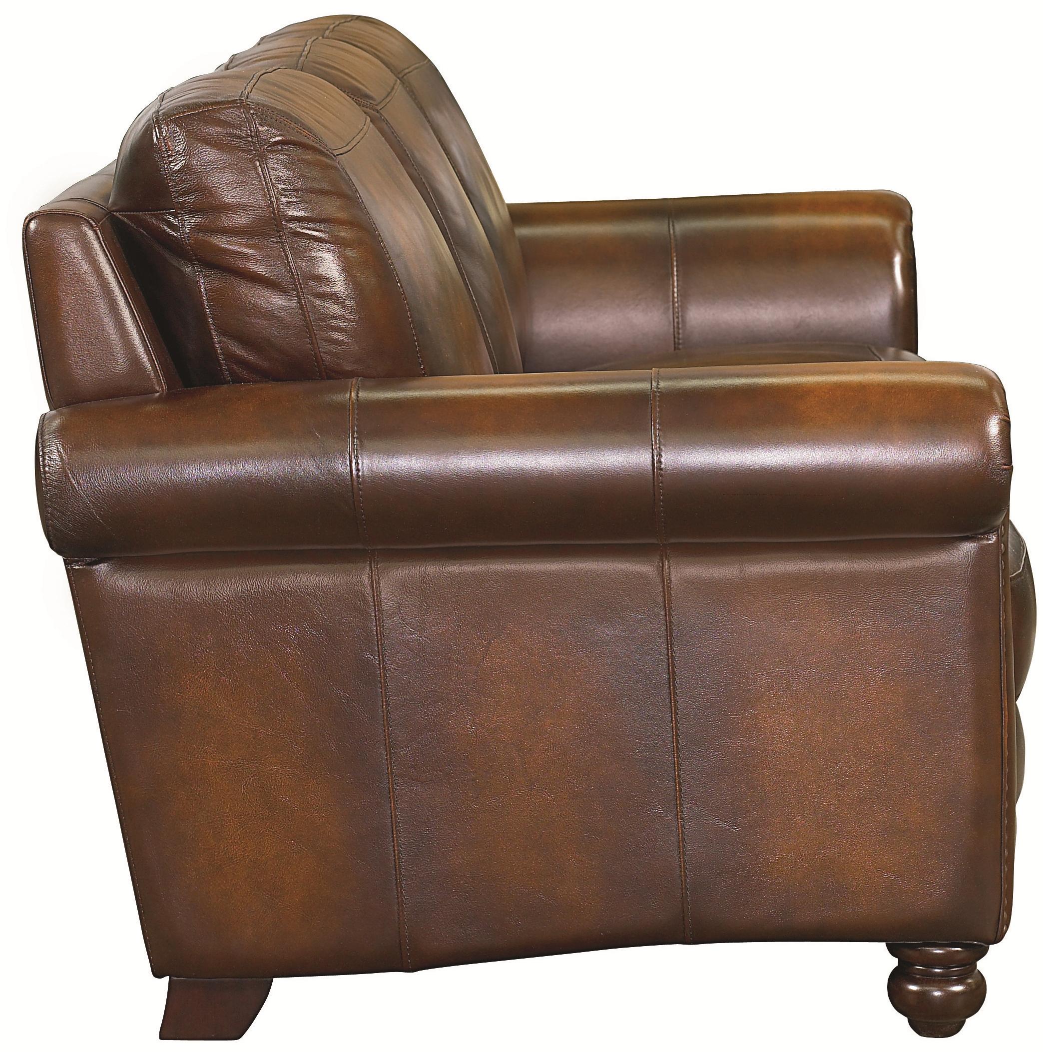 Bassett Hamilton Traditional Sofa with Nail Head Trim AHFA Sofas